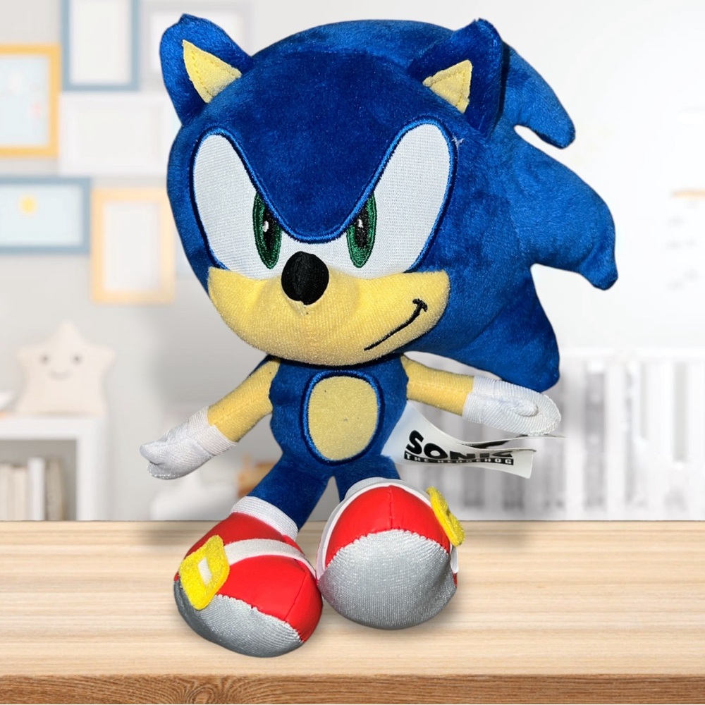 Sonic the Hedgehog 30th Anniversary 9" Plush Doll 2022 Jakks Pacific Sega